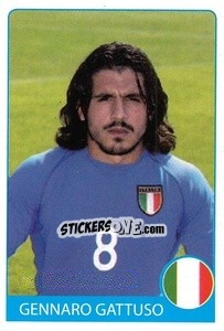 Sticker Gennaro Gattuso - Euro 2008 n. 109 - Rafo