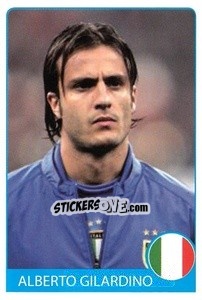 Sticker Alberto Gilardino - Euro 2008 n. 115 - Rafo