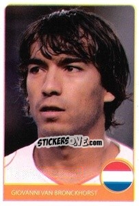 Sticker Giovanni Van Bronckhorst - Euro 2008 n. 127 - Rafo