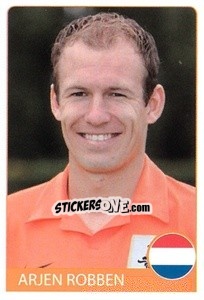 Sticker Arjen Robben - Euro 2008 n. 131 - Rafo