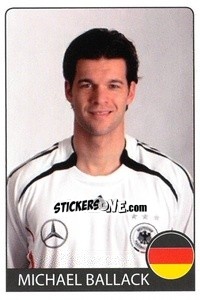 Sticker Michael Ballack - Euro 2008 n. 143 - Rafo