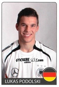 Sticker Lukas Podolski - Euro 2008 - Rafo