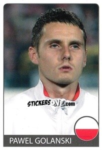 Sticker Pawel Golanski - Euro 2008 - Rafo