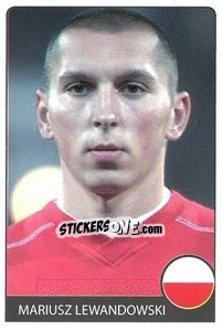 Sticker Mariusz Lewandowski - Euro 2008 - Rafo