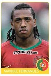 Sticker Manuel Fernandes - Euro 2008 - Rafo