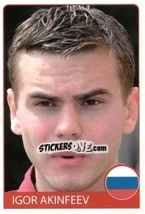 Sticker Igor Akinfeev - Euro 2008 n. 208 - Rafo