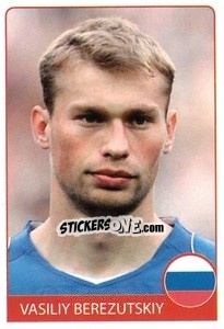 Sticker Vasili Berezutski - Euro 2008 - Rafo