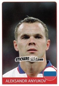 Sticker Aleksandr Anyukov - Euro 2008 - Rafo