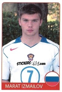 Sticker Marat Izmailov - Euro 2008 n. 217 - Rafo