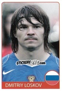 Sticker Dmitri Loskov - Euro 2008 n. 218 - Rafo