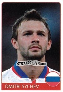 Sticker Dmitri Sychev - Euro 2008 n. 222 - Rafo