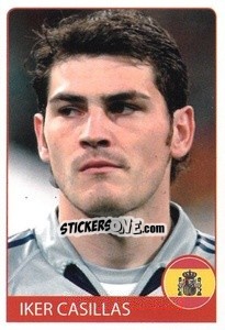 Sticker Iker Casillas - Euro 2008 - Rafo