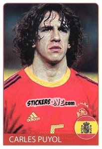 Sticker Carles Puyol - Euro 2008 n. 228 - Rafo