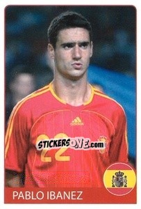 Sticker Pablo Ibanez - Euro 2008 n. 231 - Rafo