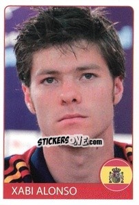 Sticker Xabi Alonso - Euro 2008 n. 235 - Rafo
