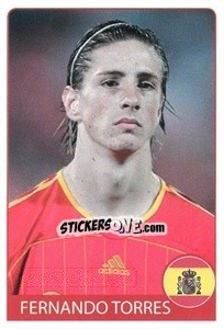 Sticker Fernando Torres - Euro 2008 n. 238 - Rafo