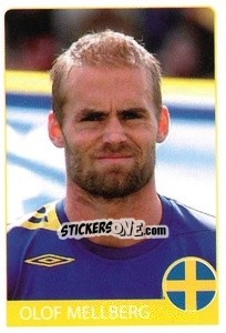 Sticker Olof Mellberg - Euro 2008 - Rafo