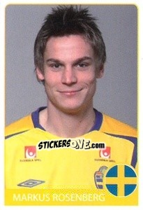 Sticker Markus Rosenberg - Euro 2008 n. 257 - Rafo