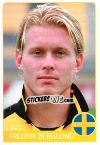Sticker Fredrik Berglund - Euro 2008 n. 258 - Rafo