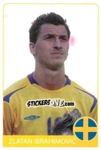 Sticker Zlatan Ibrahimovic - Euro 2008 n. 259 - Rafo
