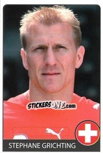 Sticker Stephane Grichting - Euro 2008 n. 264 - Rafo
