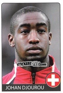 Sticker Johan Djourou - Euro 2008 n. 267 - Rafo