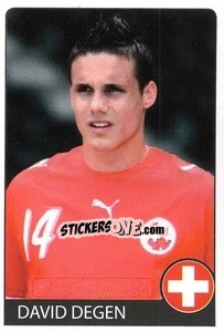 Sticker David Degen - Euro 2008 n. 271 - Rafo