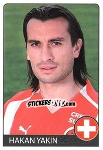 Sticker Hakan Yakin - Euro 2008 n. 275 - Rafo