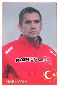 Sticker Emre Asik - Euro 2008 n. 283 - Rafo