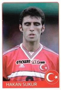 Sticker Hakan Sukur - Euro 2008 n. 295 - Rafo