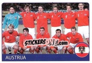 Sticker Austria - Euro 2008 - Rafo