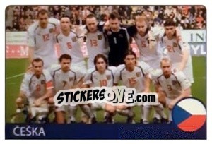 Sticker Ceška - Euro 2008 - Rafo