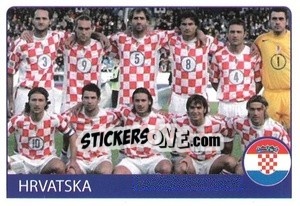 Sticker Hrvatska - Euro 2008 - Rafo