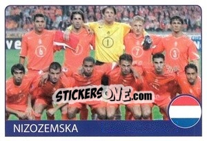 Sticker Nizozemska - Euro 2008 - Rafo