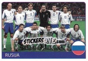 Sticker Rusija - Euro 2008 - Rafo