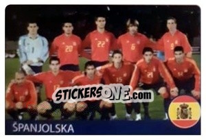 Sticker Španjolska - Euro 2008 n. 309 - Rafo