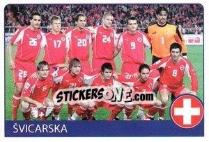 Sticker Švicarska - Euro 2008 n. 311 - Rafo