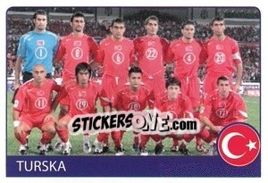 Sticker Turska - Euro 2008 n. 312 - Rafo