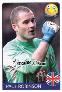 Sticker Paul Robinson - Euro 2008 n. 314 - Rafo