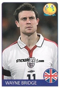 Sticker Wayne Bridge - Euro 2008 - Rafo