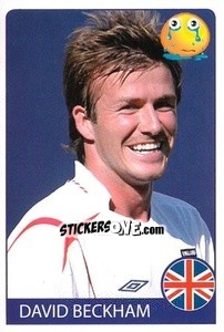 Sticker David Beckham - Euro 2008 - Rafo