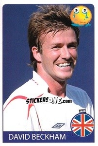 Sticker David Beckham - Euro 2008 n. 322 - Rafo