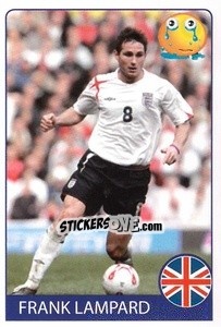 Sticker Frank Lampard - Euro 2008 n. 323 - Rafo