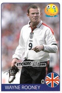 Sticker Wayne Rooney - Euro 2008 - Rafo