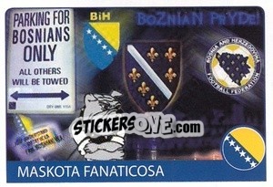 Sticker BiH Fanaticos - Euro 2008 n. 342 - Rafo