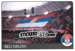 Sticker Beli Orlovi - Euro 2008 n. 348 - Rafo