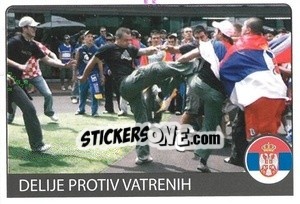 Sticker Beli Orlovi - Euro 2008 n. 349 - Rafo