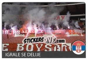 Sticker Beli Orlovi - Euro 2008 n. 350 - Rafo