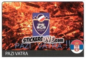 Sticker Beli Orlovi - Euro 2008 n. 352 - Rafo