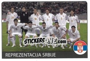 Sticker Beli Orlovi - Euro 2008 - Rafo